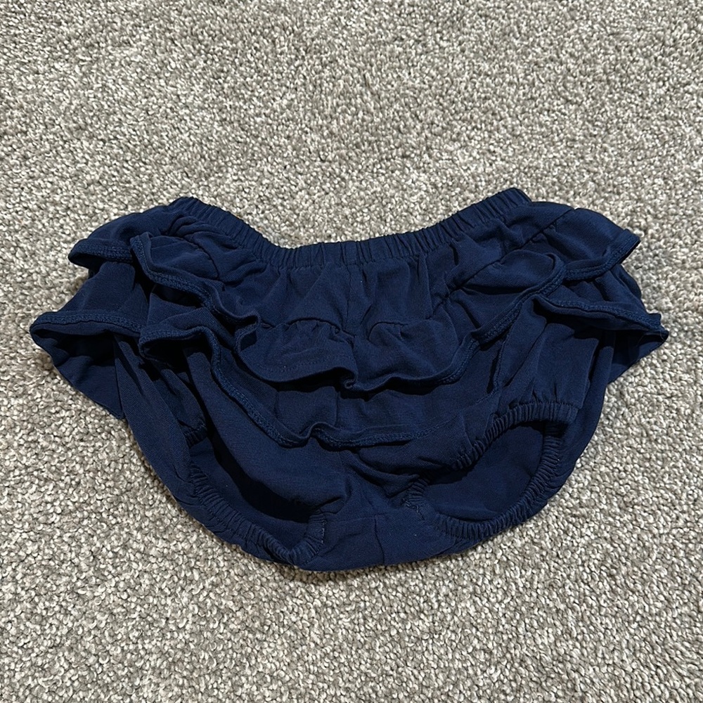 Mayoral Navy Blue Ruffle Bloomer 6-9 months‎